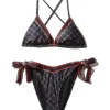 MIDNIGHT MONEY PATTERN BIKINI