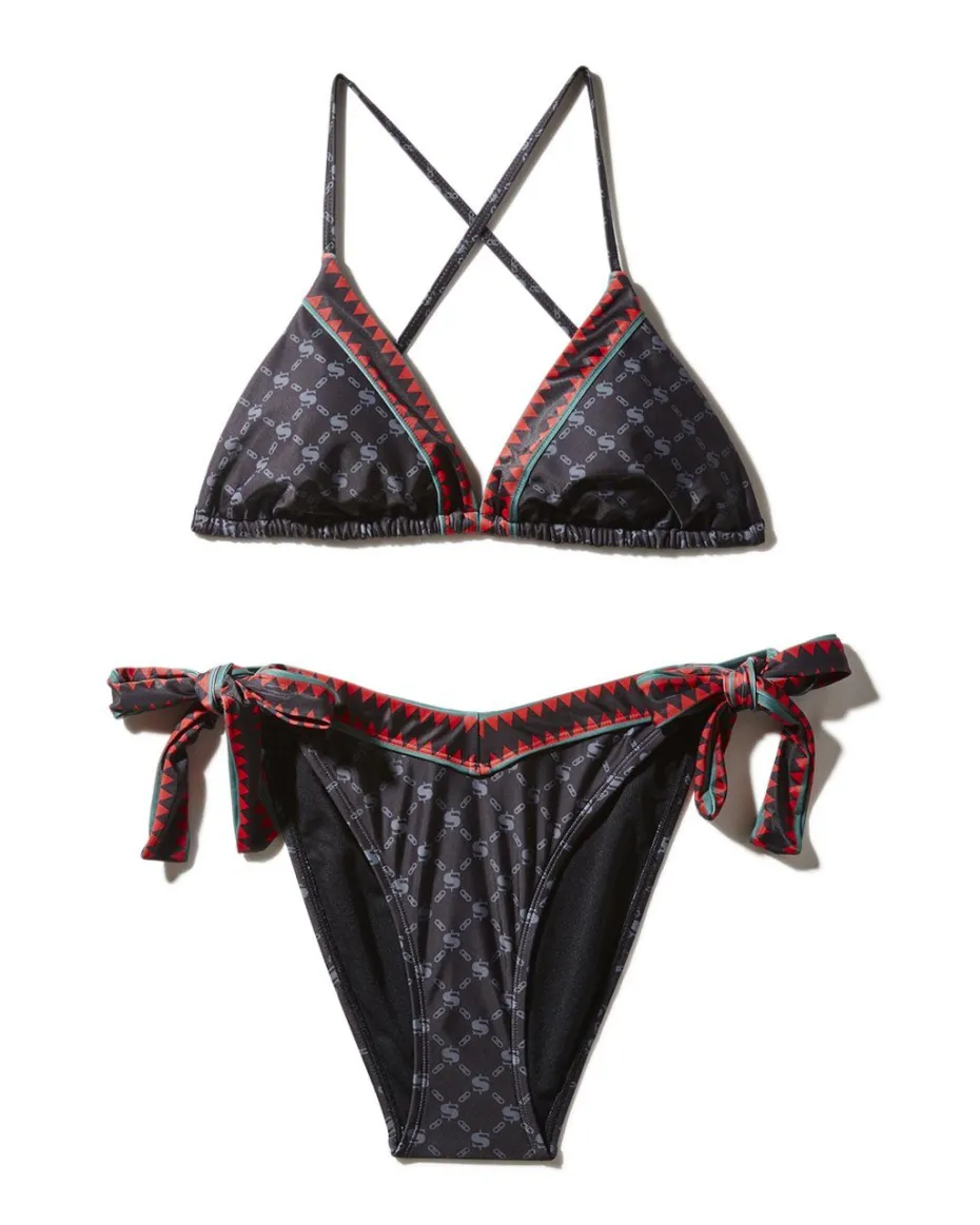 MIDNIGHT MONEY PATTERN BIKINI