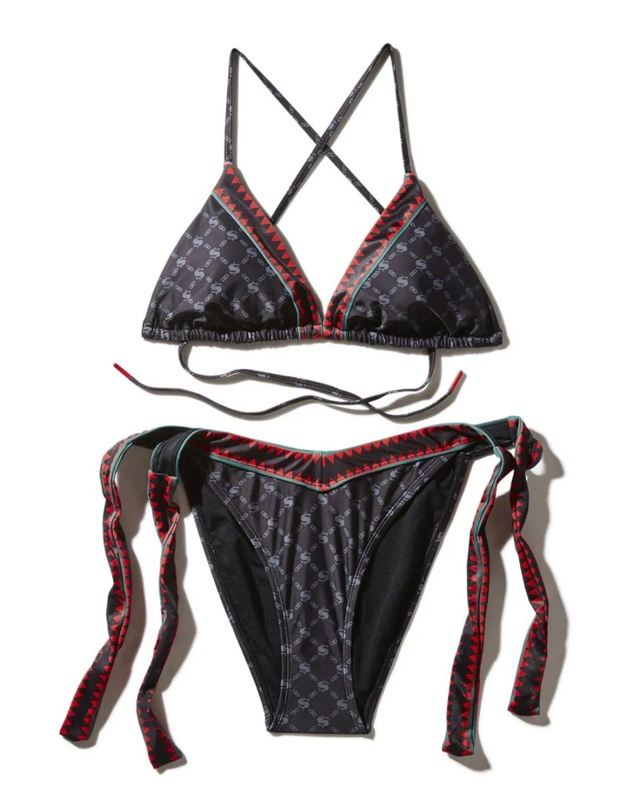 MIDNIGHT MONEY PATTERN BIKINI