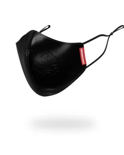 MIDNIGHT SHARK VEGAN LEATHER FACEMASK