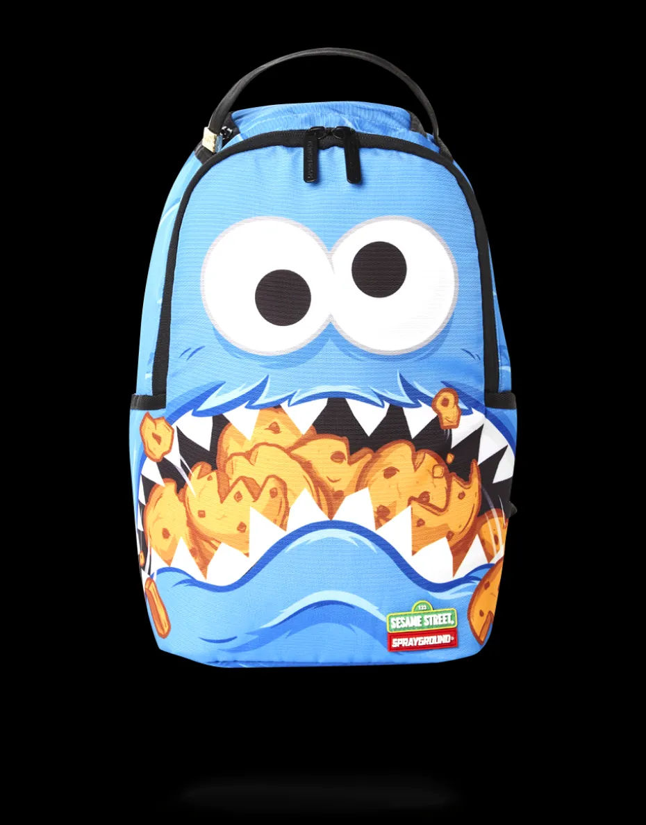 MINI COOKIE MONSTER SHARK BACKPACK
