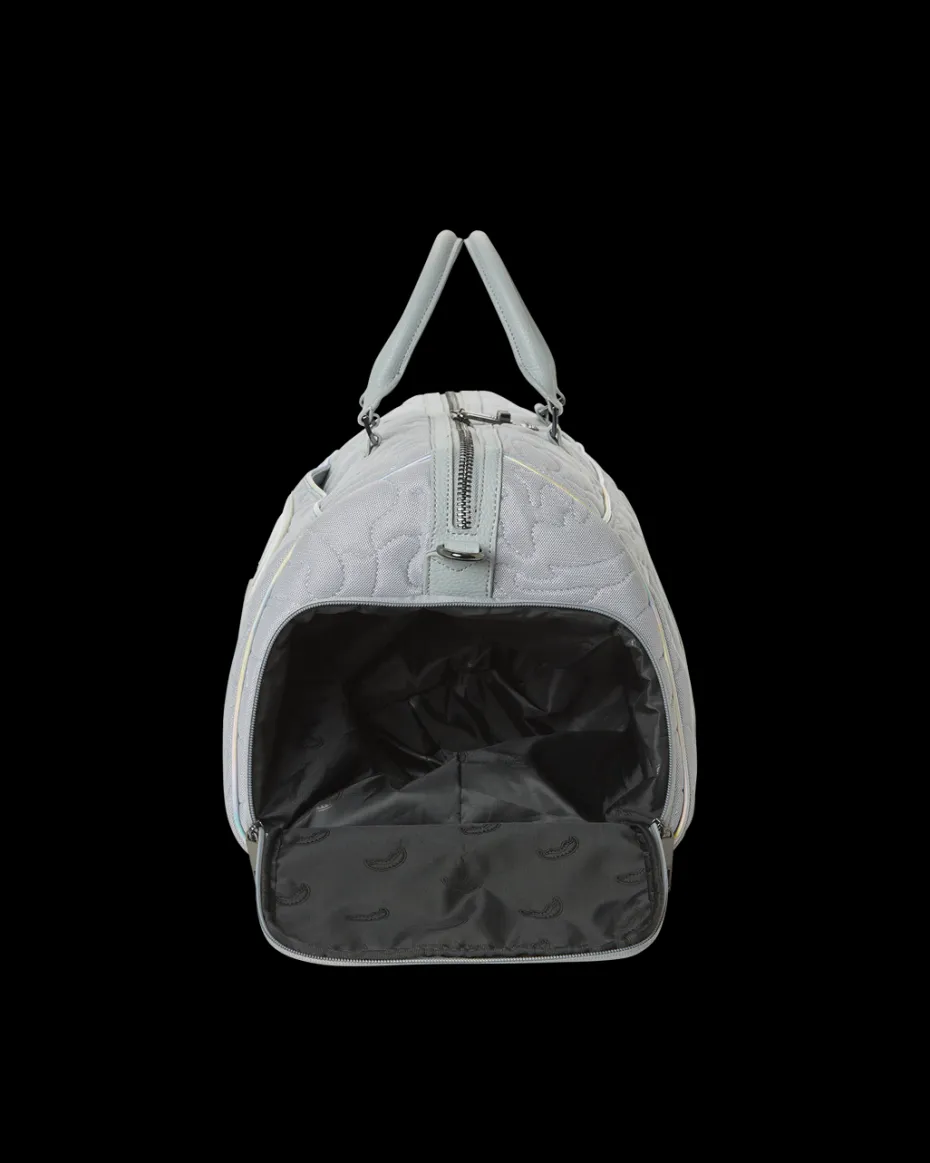 MIRASHAKU IRIDESCENT QUILT DUFFLE