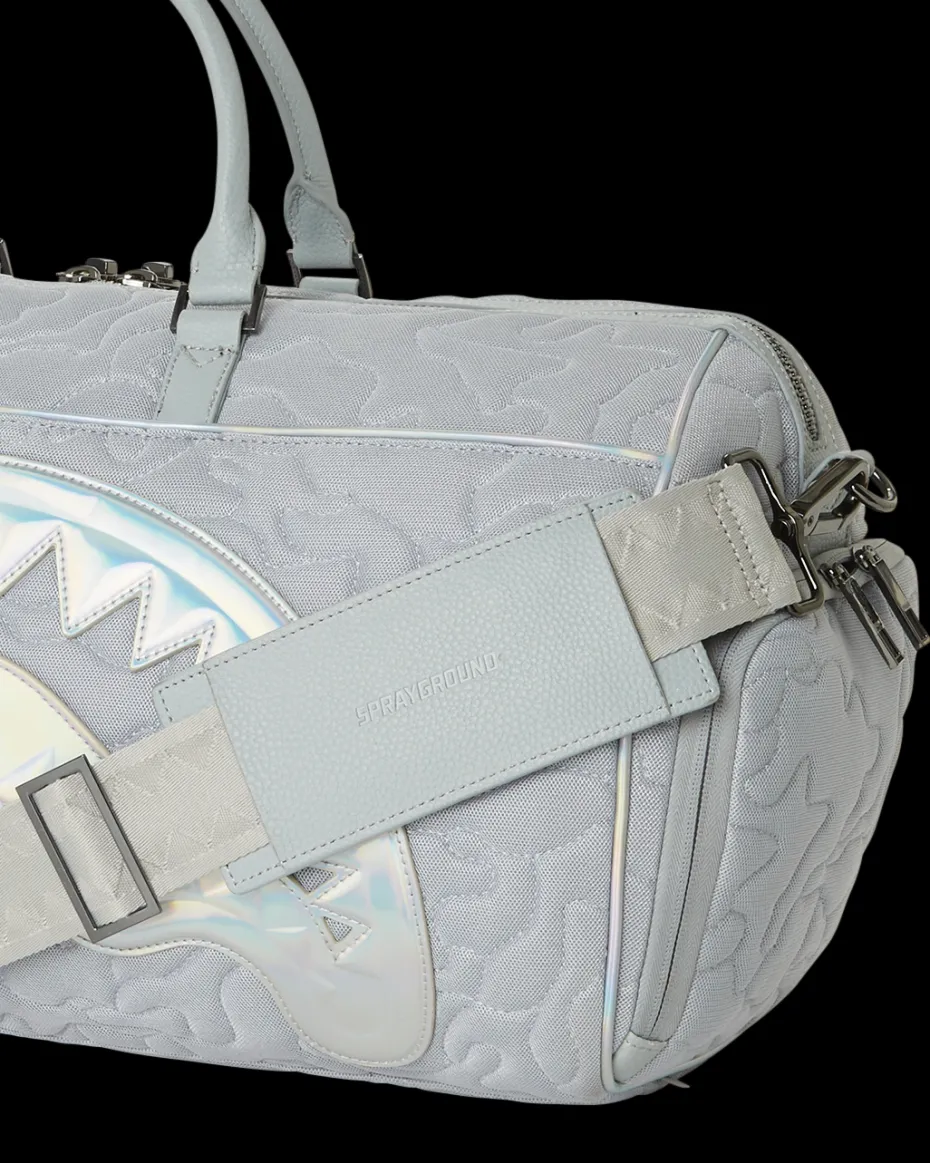 MIRASHAKU IRIDESCENT QUILT DUFFLE