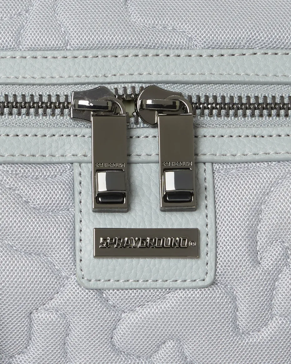 MIRASHAKU IRIDESCENT QUILT DUFFLE