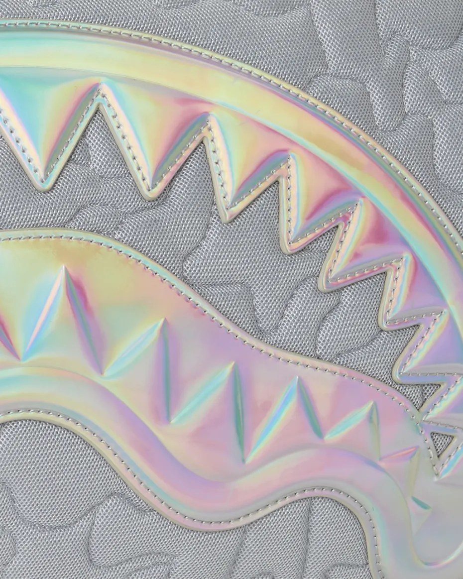 MIRASHAKU IRIDESCENT QUILT DUFFLE