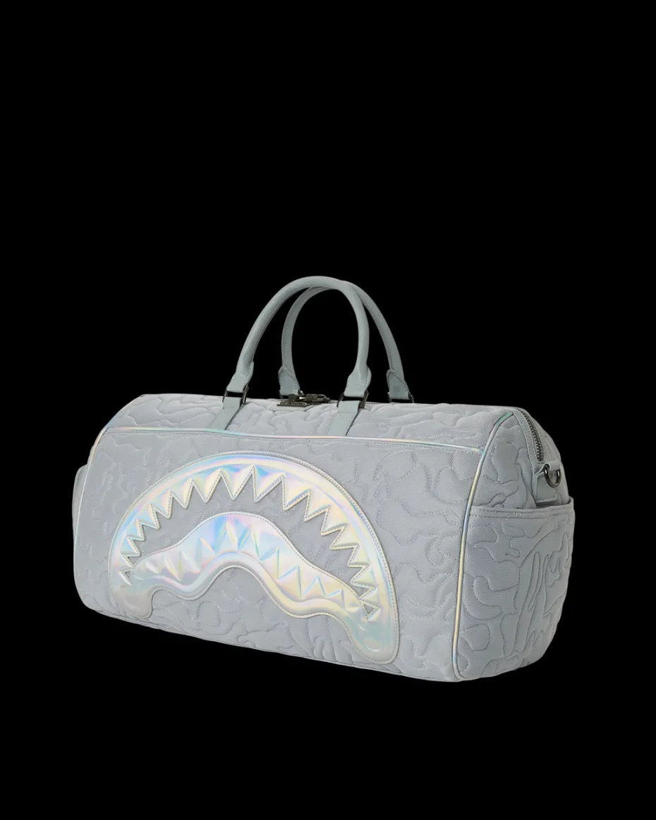 MIRASHAKU IRIDESCENT QUILT DUFFLE