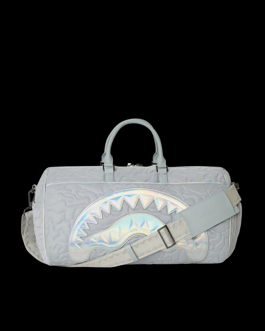 MIRASHAKU IRIDESCENT QUILT DUFFLE