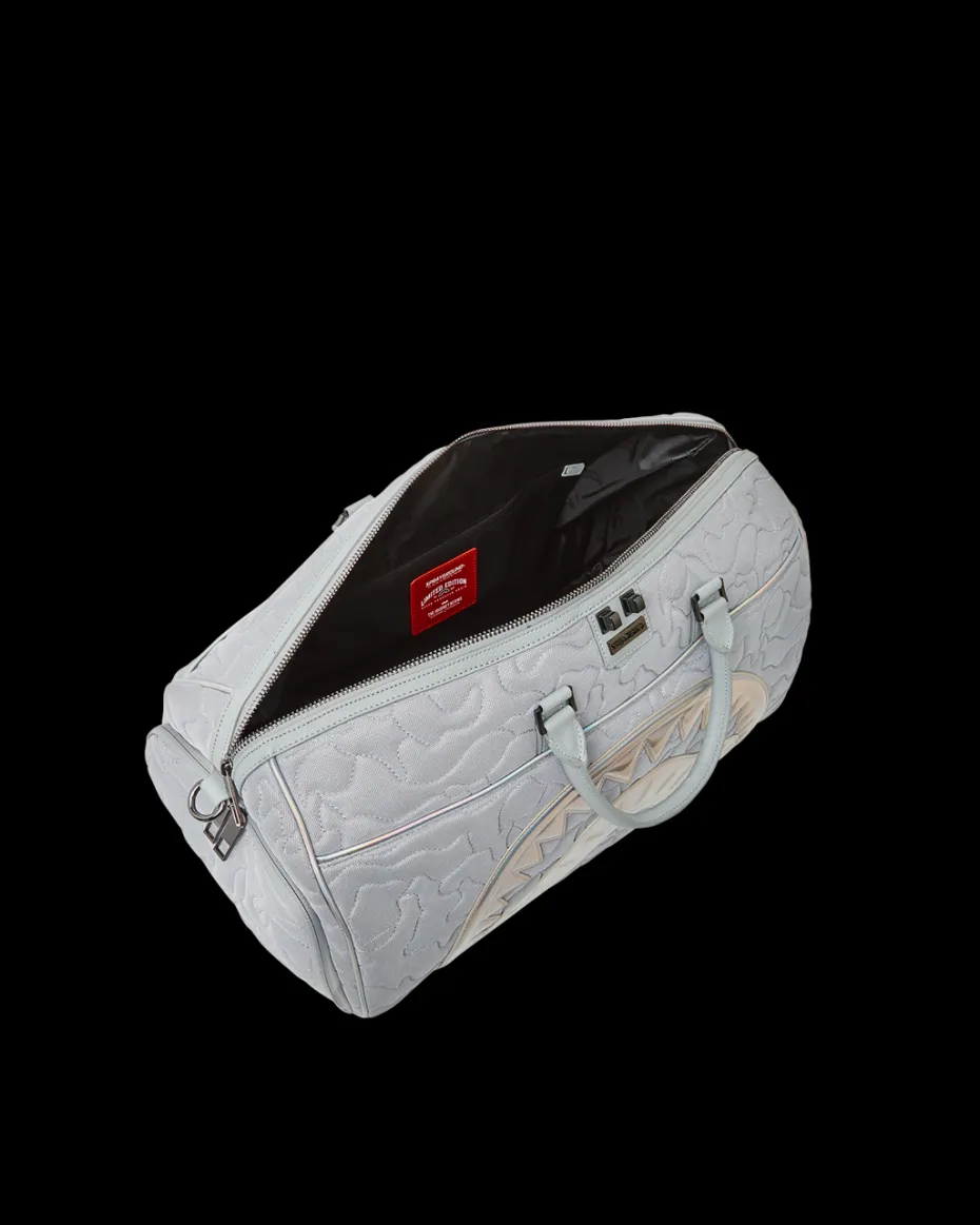 MIRASHAKU IRIDESCENT QUILT DUFFLE
