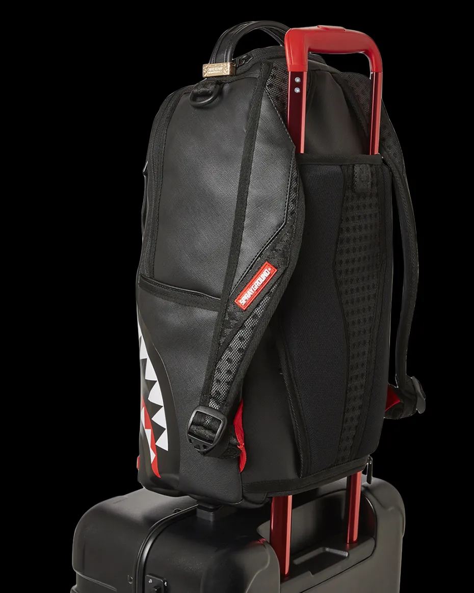 MOLDED SHARKITECTURE BLACK HARDSHELL CARRY-ON LUGGAGE
