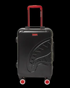 MOLDED SHARKITECTURE BLACK HARDSHELL CARRY-ON LUGGAGE
