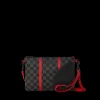 MONACO SHARK CLUB CROSSOVER CLUTCH W/ SHOULDER STRAP