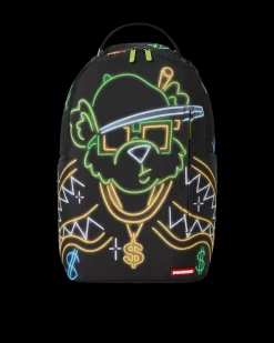 MONEY BEAR CITY LIGHTS BACKPACK