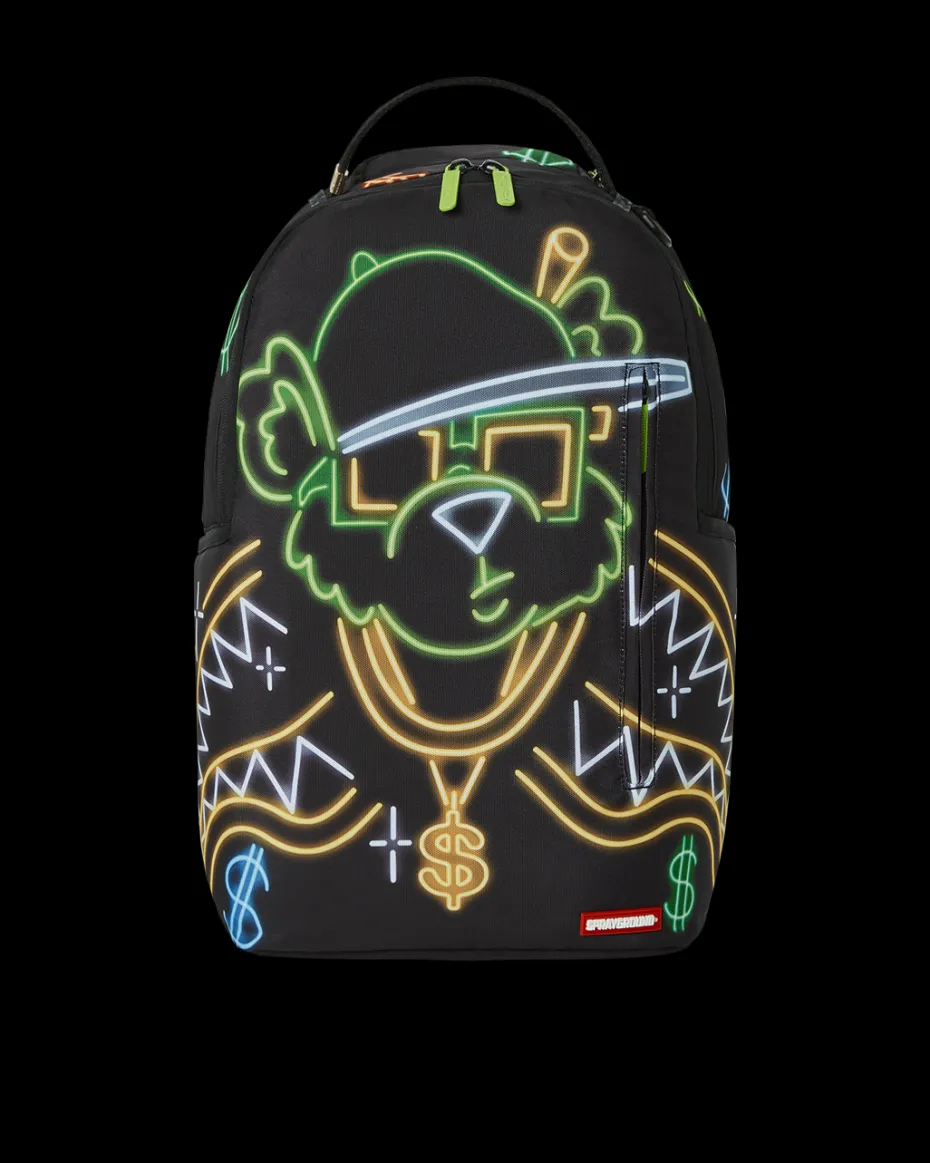MONEY BEAR CITY LIGHTS BACKPACK