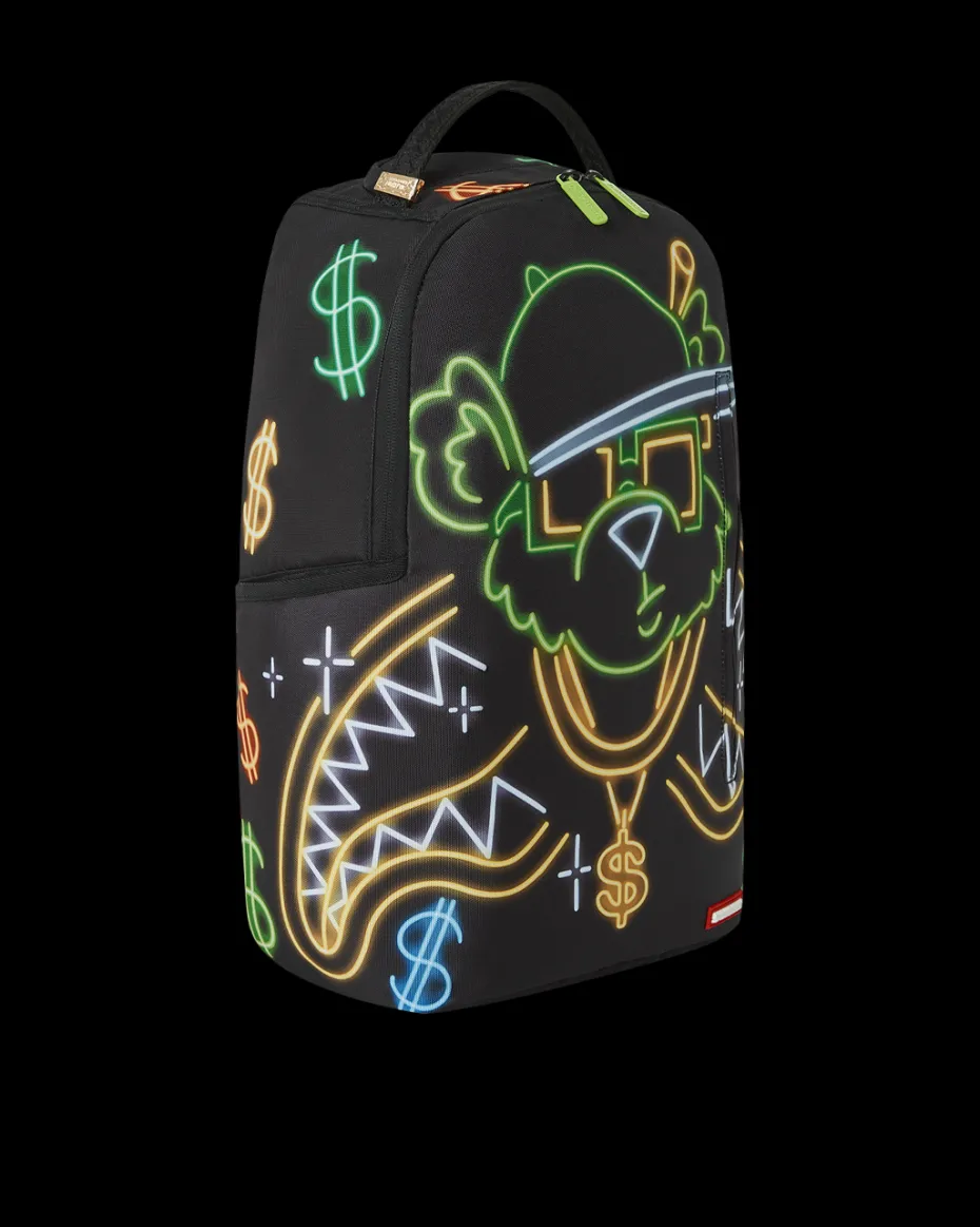 MONEY BEAR CITY LIGHTS BACKPACK
