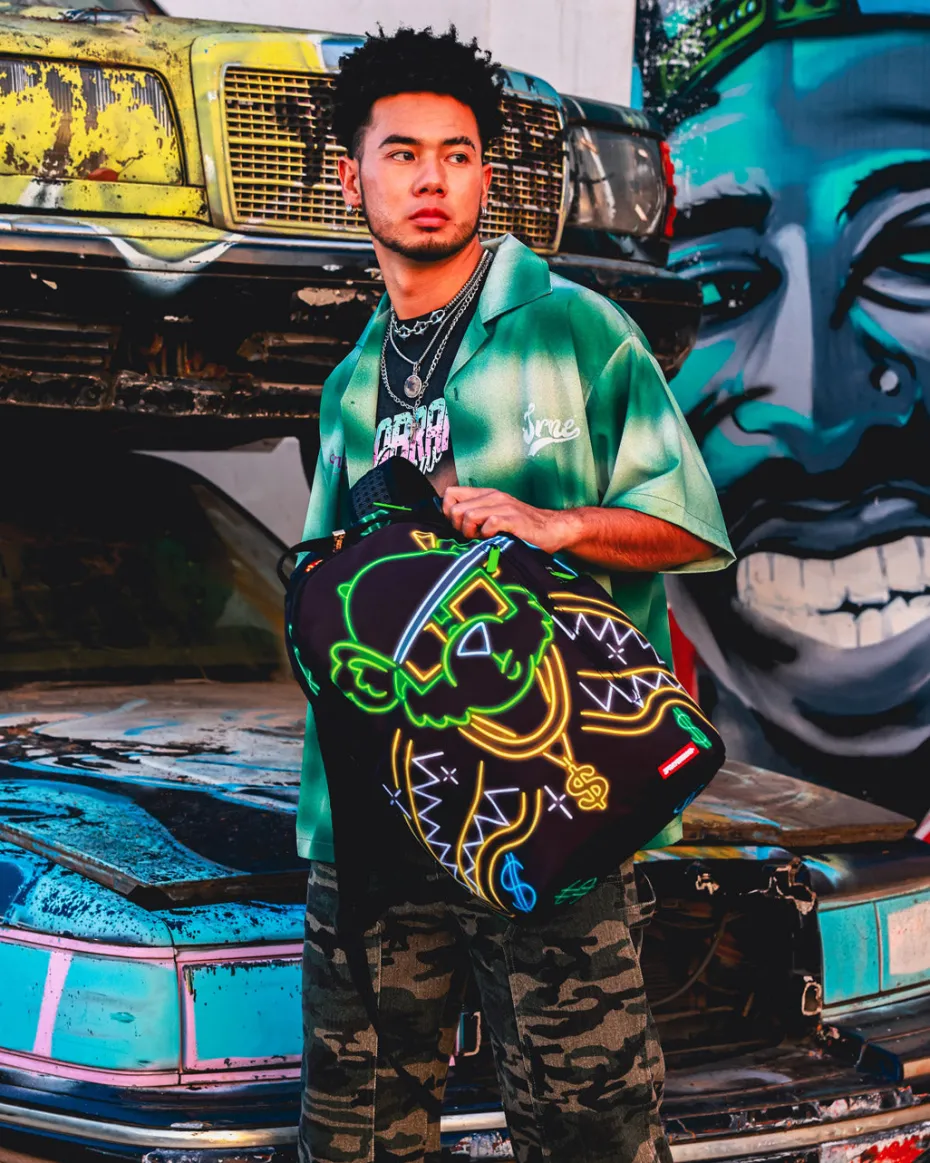 MONEY BEAR CITY LIGHTS BACKPACK