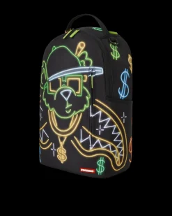 MONEY BEAR CITY LIGHTS BACKPACK