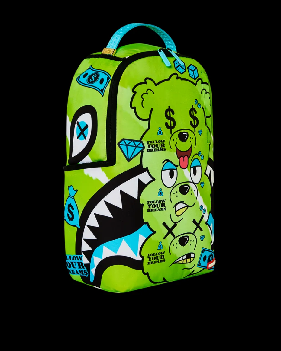 MONEY BEAR SEEING TRIPLE DLXSR BACKPACK