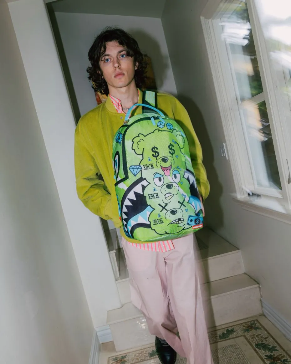 MONEY BEAR SEEING TRIPLE DLXSR BACKPACK