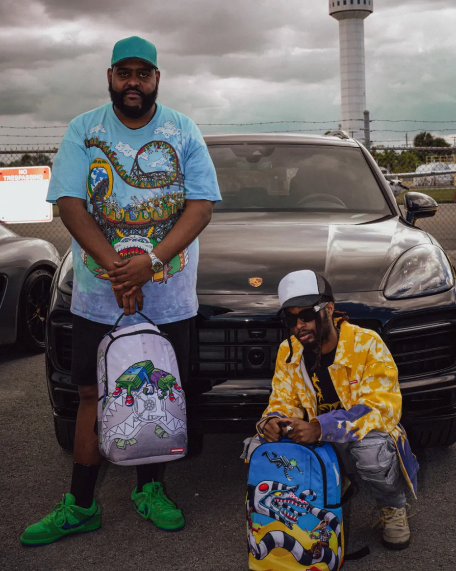 MONEY BOYS I MAKE MONEY WHILE I SLEEP KNAPSACK (DLXR)