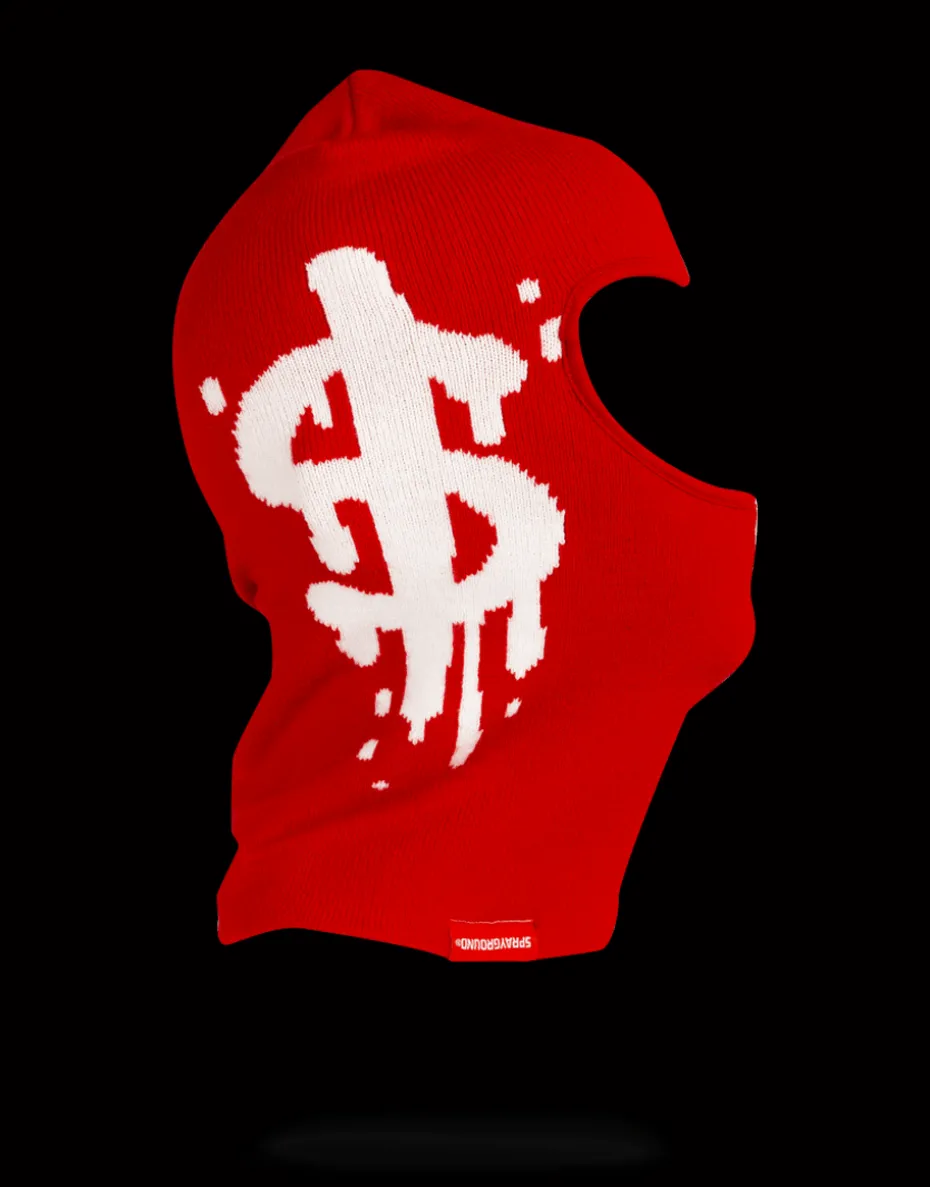 MONEY DRIP SKI MASK (RED)