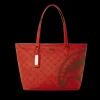 MONEY PATTERN BRICK TOTE