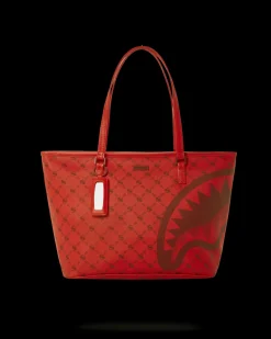 MONEY PATTERN BRICK TOTE