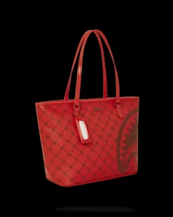 MONEY PATTERN BRICK TOTE