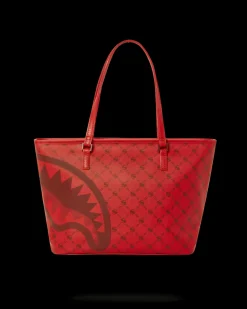 MONEY PATTERN BRICK TOTE
