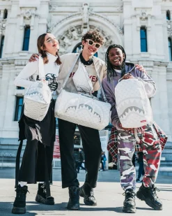 MONEY PATTERN POWDER MINI DUFFLE