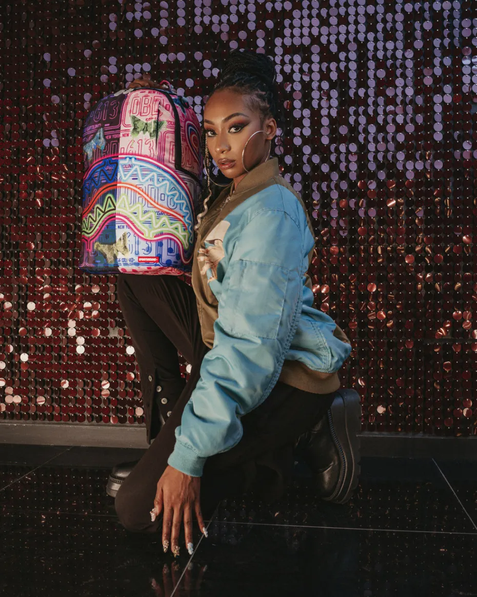 NEON BUTTERFLY BACKPACK