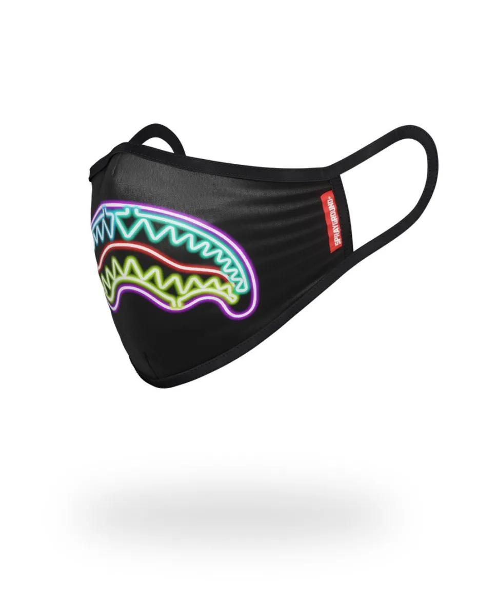 NEON SHARK FORM-FITTING MASK