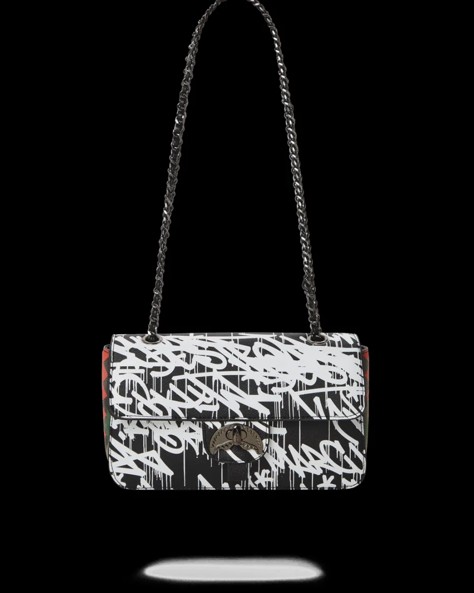 NIGHT NIGHT SHARKCHAIN HANDBAG