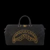 NOIR QUILT GOLD CHAIN SHARK DUFFLE