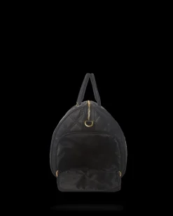 NOIR QUILT GOLD CHAIN SHARK DUFFLE