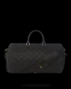 NOIR QUILT GOLD CHAIN SHARK DUFFLE