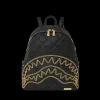 NOIR QUILT GOLD CHAIN SHARK SAVAGE BACKPACK