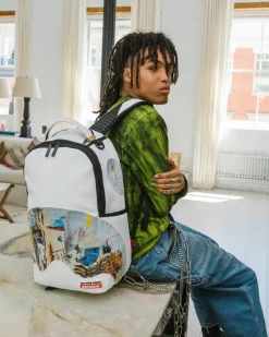 OFFICIAL BASQUIAT ACQUE PERICOLOSE 1981 BACKPACK (DLXV)