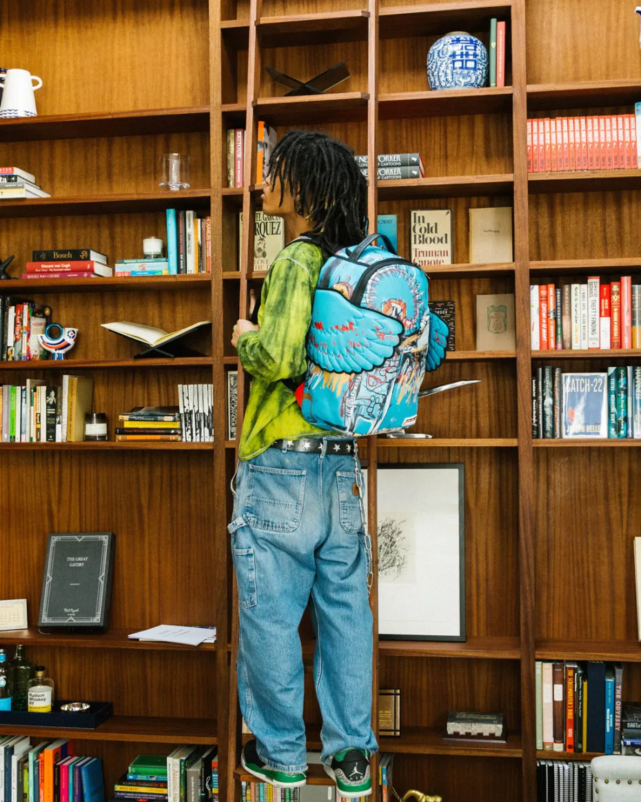 OFFICIAL BASQUIAT UNTITLED (FALLEN ANGEL) 1981 WING BACKPACK (DLXV)