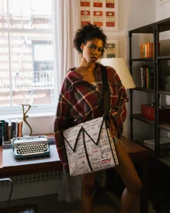 OFFICIAL BASQUIAT UNTITLED (CHEESE POPCORN) 1983 SLING MESSENGER