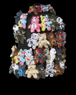 PACK OF BEARS REAL PLUSH BEARS RUNWAY PIECE BACKPACK - SUPER EXCLUSIVE