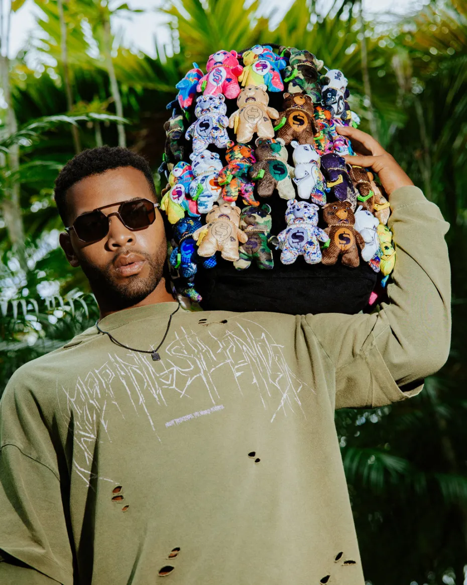 PACK OF BEARS REAL PLUSH BEARS RUNWAY PIECE BACKPACK - SUPER EXCLUSIVE