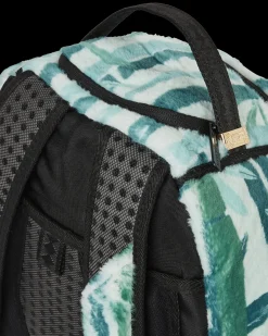 PANDA COZY VELOUR FUR BACKPACK