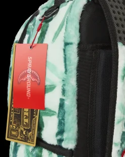 PANDA COZY VELOUR FUR BACKPACK