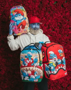 PAPA SMURF ON THE RUN BACKPACK
