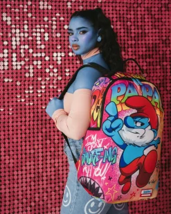 PAPA SMURF ON THE RUN BACKPACK