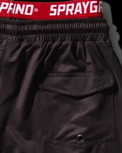 PATCH ALL-IN CORTO SWIM TRUNKS (BLACK)