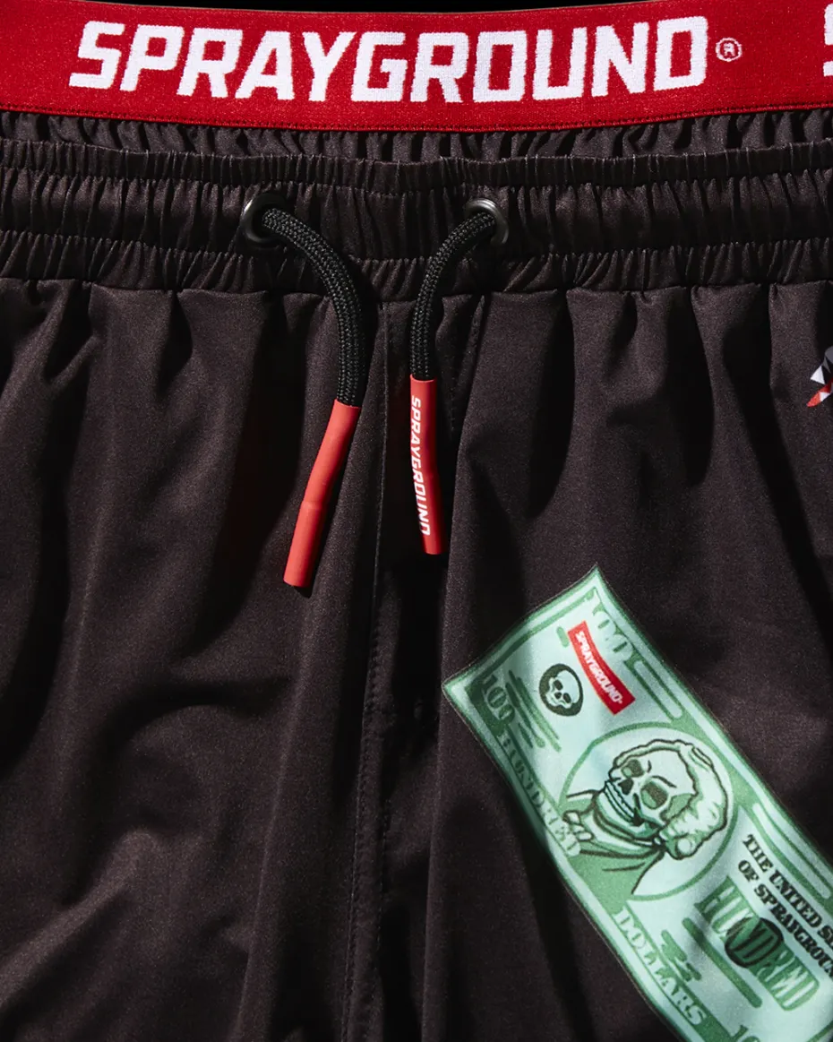 PATCH ALL-IN CORTO SWIM TRUNKS (BLACK)