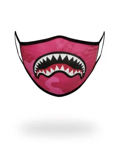 PINK ANIME SHARK FORM-FITTING MASK