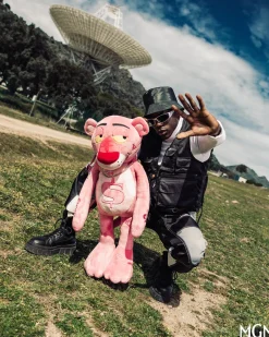 PINK PANTHER UP TO NO GOOD TEDDY BEAR BACKPACK