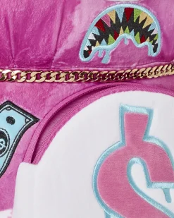PINK PUNK MONEYBEAR TEDDYBEAR BACKPACK